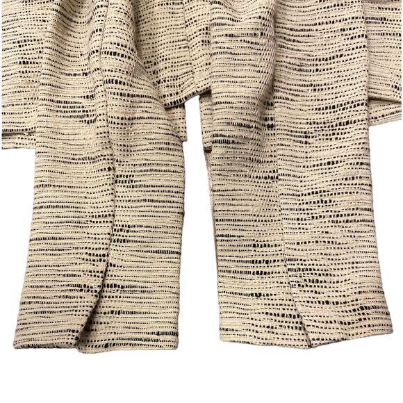 Eileen Fisher Size XS Open Cardigan Jacket Cotton Natural Woven Crop - Picture 7 of 7